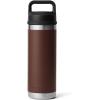 imageYETI Rambler 18 oz Bottle Leakproof Vacuum Insulated Stainless Steel with Chug Cap Black StoneWetlands Brown