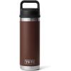 imageYETI Rambler 18 oz Bottle Leakproof Vacuum Insulated Stainless Steel with Chug Cap Black StoneWetlands Brown