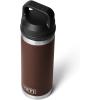 imageYETI Rambler 18 oz Bottle Leakproof Vacuum Insulated Stainless Steel with Chug Cap Black StoneWetlands Brown