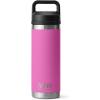 imageYETI Rambler 18 oz Bottle Leakproof Vacuum Insulated Stainless Steel with Chug Cap Black StoneWildflower Fuchsia