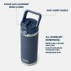 imageYETI Rambler 18 oz Bottle Vacuum Insulated Stainless Steel with Straw Cap Moon DustAgave Teal