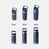 imageYETI Rambler 18 oz Bottle Vacuum Insulated Stainless Steel with Straw Cap Moon DustBig Sky Blue