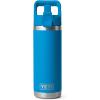 imageYETI Rambler 18 oz Bottle Vacuum Insulated Stainless Steel with Straw Cap Moon DustBig Wave Blue