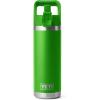 imageYETI Rambler 18 oz Bottle Vacuum Insulated Stainless Steel with Straw Cap Moon DustCanopy Green