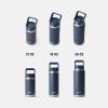 imageYETI Rambler 18 oz Bottle Vacuum Insulated Stainless Steel with Straw Cap Moon DustPapaya