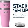 imageYETI Rambler 20 oz Stackable Tumbler Stainless Steel Vacuum Insulated with MagSlider LidPower Pink