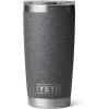 imageYETI Rambler 20 oz Stainless Steel Vacuum Insulated Tumbler wMagSlider LidBlack StoneTextured