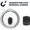 imageYETI Rambler 20 oz Stainless Steel Vacuum Insulated Tumbler wMagSlider LidBlack StoneTextured
