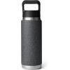 imageYETI Rambler 26 oz Bottle Vacuum Insulated Stainless Steel with Straw Cap Black StoneBlack StoneTextured