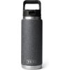 imageYETI Rambler 26 oz Bottle Vacuum Insulated Stainless Steel with Straw Cap Black StoneBlack StoneTextured