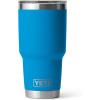 imageYETI Rambler 30 oz Tumbler Stainless Steel Vacuum Insulated with MagSlider Lid Moon DustBig Wave Blue
