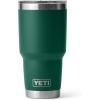 imageYETI Rambler 30 oz Tumbler Stainless Steel Vacuum Insulated with MagSlider Lid Moon DustBlack Forest Green