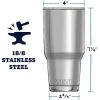 imageYETI Rambler 30 oz Tumbler Stainless Steel Vacuum Insulated with MagSlider Lid Moon DustCanopy Green