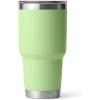 imageYETI Rambler 30 oz Tumbler Stainless Steel Vacuum Insulated with MagSlider Lid Moon DustKey Lime