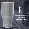 imageYETI Rambler 30 oz Tumbler Stainless Steel Vacuum Insulated with MagSlider Lid Moon DustNordic Blue