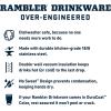 imageYETI Rambler 30 oz Tumbler Stainless Steel Vacuum Insulated with MagSlider Lid Moon DustRescue Red