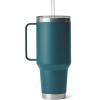 imageYETI Rambler 35 oz Straw Mug Vacuum Insulated Stainless Steel Moon DustAgave Teal