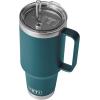 imageYETI Rambler 35 oz Straw Mug Vacuum Insulated Stainless Steel Moon DustAgave Teal