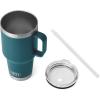 imageYETI Rambler 35 oz Straw Mug Vacuum Insulated Stainless Steel Moon DustAgave Teal