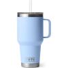 imageYETI Rambler 35 oz Straw Mug Vacuum Insulated Stainless Steel Moon DustBig Sky Blue