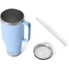 imageYETI Rambler 35 oz Straw Mug Vacuum Insulated Stainless Steel Moon DustBig Sky Blue
