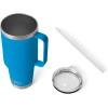 imageYETI Rambler 35 oz Straw Mug Vacuum Insulated Stainless Steel Moon DustBig Wave Blue
