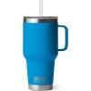 imageYETI Rambler 35 oz Straw Mug Vacuum Insulated Stainless Steel Moon DustBig Wave Blue