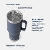 imageYETI Rambler 35 oz Straw Mug Vacuum Insulated Stainless Steel Moon DustBlack Forest Green