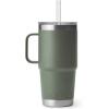 imageYETI Rambler 35 oz Straw Mug Vacuum Insulated Stainless Steel Moon DustCamp Green