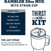 imageYETI Rambler 35 oz Straw Mug Vacuum Insulated Stainless Steel Moon DustCamp Green