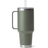 imageYETI Rambler 35 oz Straw Mug Vacuum Insulated Stainless Steel Moon DustCamp Green