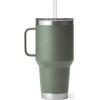 imageYETI Rambler 35 oz Straw Mug Vacuum Insulated Stainless Steel Moon DustCamp Green