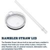 imageYETI Rambler 35 oz Straw Mug Vacuum Insulated Stainless Steel Moon DustCape Taupe