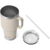 imageYETI Rambler 35 oz Straw Mug Vacuum Insulated Stainless Steel Moon DustCape Taupe