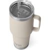 imageYETI Rambler 35 oz Straw Mug Vacuum Insulated Stainless Steel Moon DustCape Taupe