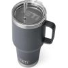 imageYETI Rambler 35 oz Straw Mug Vacuum Insulated Stainless Steel Moon DustCharcoal