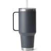 imageYETI Rambler 35 oz Straw Mug Vacuum Insulated Stainless Steel Moon DustCharcoal