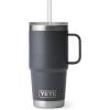 imageYETI Rambler 35 oz Straw Mug Vacuum Insulated Stainless Steel Moon DustCharcoal