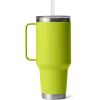 imageYETI Rambler 35 oz Straw Mug Vacuum Insulated Stainless Steel Moon DustChartreuse