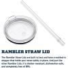 imageYETI Rambler 35 oz Straw Mug Vacuum Insulated Stainless Steel Moon DustCherry Blossom  Textured