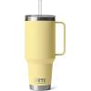 imageYETI Rambler 35 oz Straw Mug Vacuum Insulated Stainless Steel Moon DustDaybreak Yellow