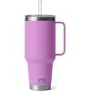 imageYETI Rambler 35 oz Straw Mug Vacuum Insulated Stainless Steel Moon DustDesert Bloom