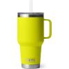 imageYETI Rambler 35 oz Straw Mug Vacuum Insulated Stainless Steel Moon DustFirefly Yellow