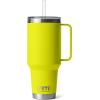 imageYETI Rambler 35 oz Straw Mug Vacuum Insulated Stainless Steel Moon DustFirefly Yellow