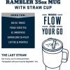 imageYETI Rambler 35 oz Straw Mug Vacuum Insulated Stainless Steel Moon DustHigh Desert Clay
