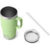 imageYETI Rambler 35 oz Straw Mug Vacuum Insulated Stainless Steel Moon DustKey Lime