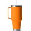 imageYETI Rambler 35 oz Straw Mug Vacuum Insulated Stainless Steel Moon DustKing Crab