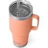 imageYETI Rambler 35 oz Straw Mug Vacuum Insulated Stainless Steel Moon DustLowcountry Peach
