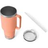 imageYETI Rambler 35 oz Straw Mug Vacuum Insulated Stainless Steel Moon DustLowcountry Peach