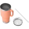 imageYETI Rambler 35 oz Straw Mug Vacuum Insulated Stainless Steel Moon DustLowcountry Peach